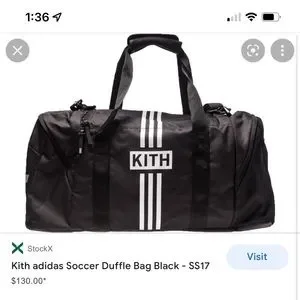 KITH adidas ショルダーバッグ Kith for adidas Football Leather Crossbody - Black